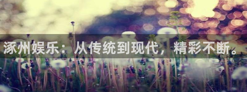 优游国际官网客服电话：涿州娱乐：从传统到现代，精彩不断。